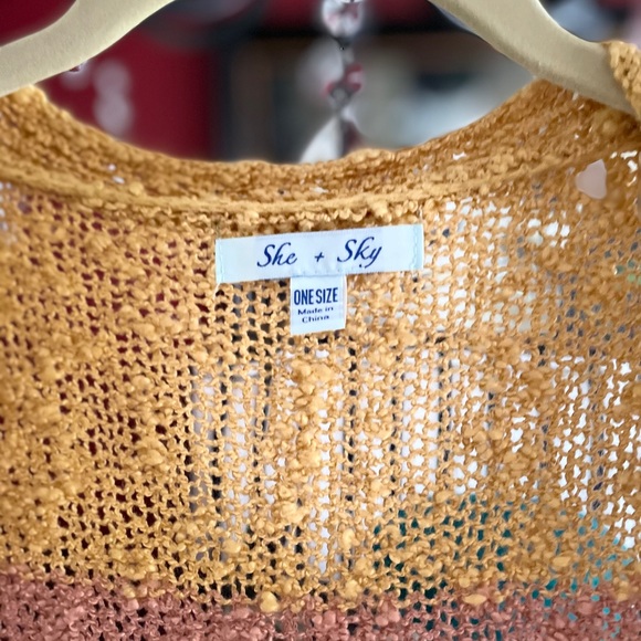 SHE + SKY Duster cardigan - NWT - Picture 2 of 3